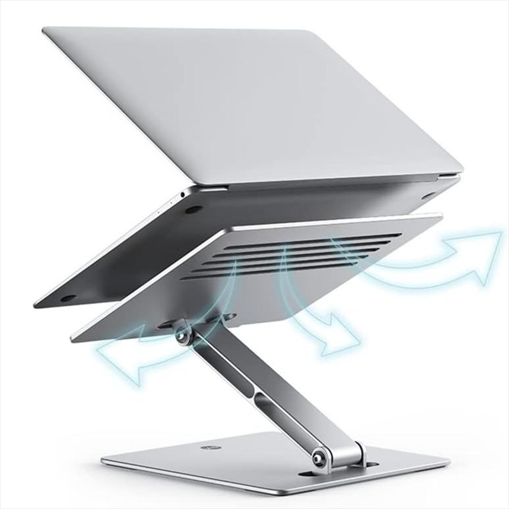 Soporte Base Aluminio Ajustable Para Computador Tablet 1 Brazo Plata img #9