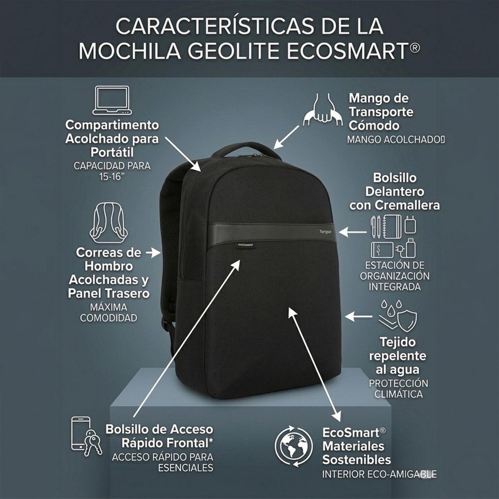 Morral Morral Geolite Essentials Ngr   TARGUS img #2