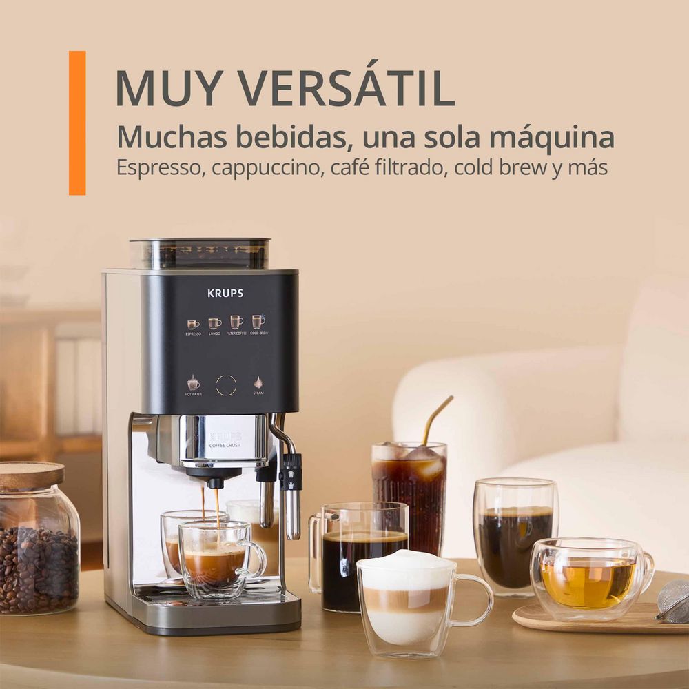 Cafetera automática compacta KRUPS  KRUPS 3 Tazas Gris 8010001512 img #3