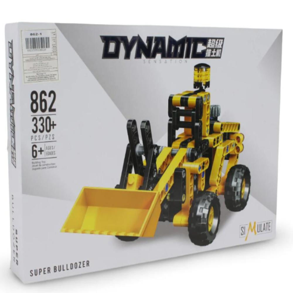 Retro Escabadora Armable Tipo Lego 862 img #3
