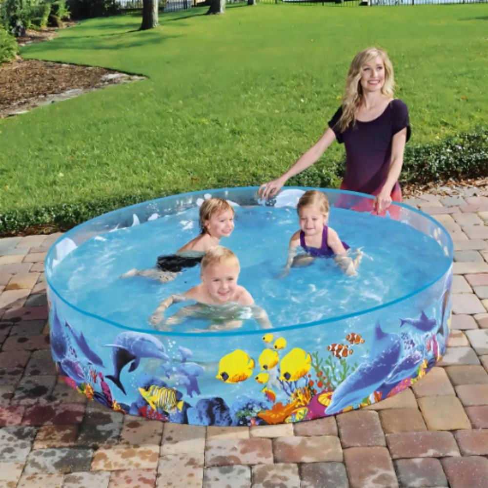 Alberca Circular Infantil De Peces Piscina De 183 Cm img #4