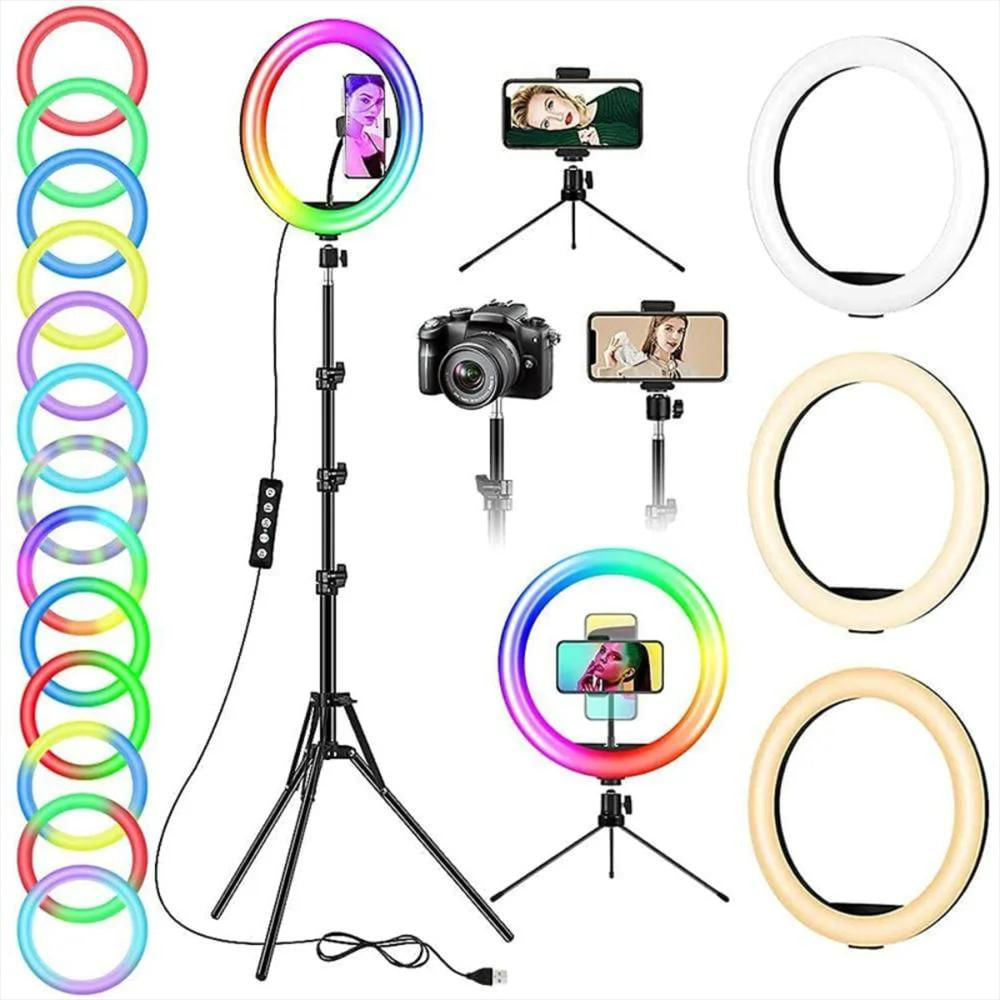 Aro De Luz Led Rgb De 26 Cm Con Trípode 2 Metros img #4