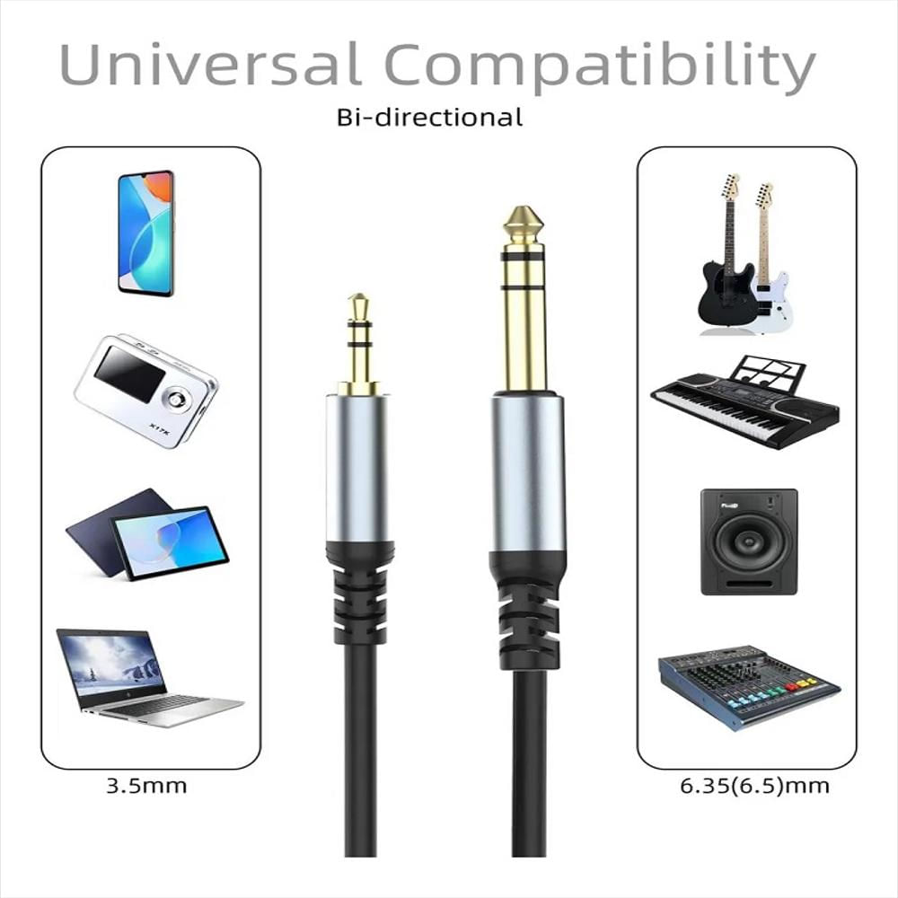 Cable Audio Plug M/M 3.5Mm M A 6.35Mm M img #2