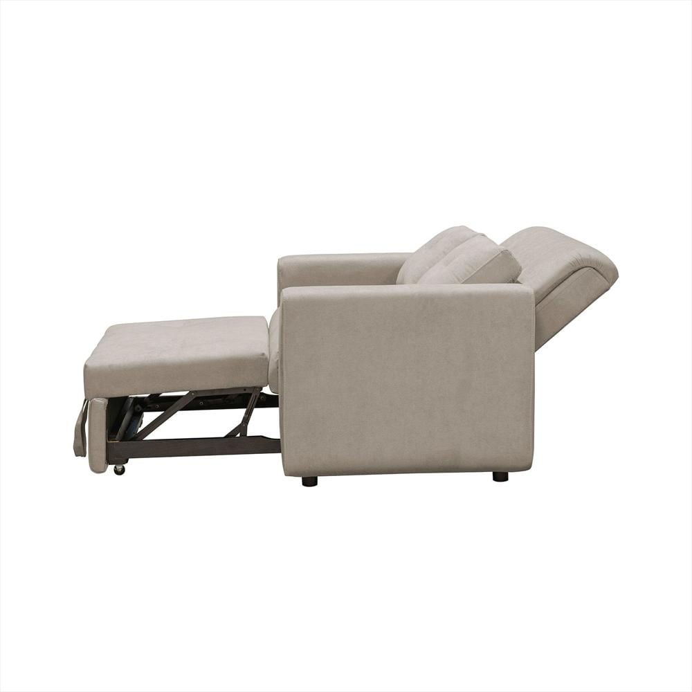 Sofa Cama Bourbon 1.10 Tela Premium Camel img #2