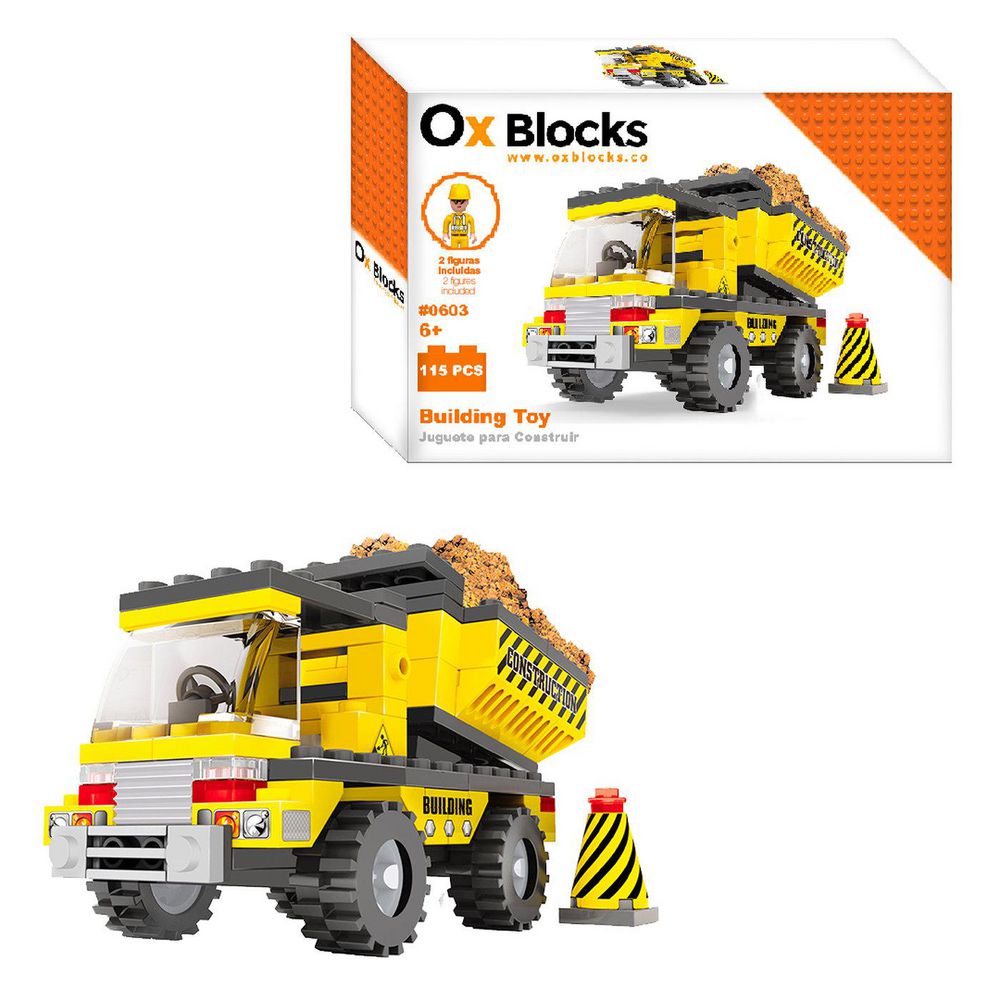 OX TOYS BLOQUE PARA ARMAR 115P OX CONSTR juguete img #2