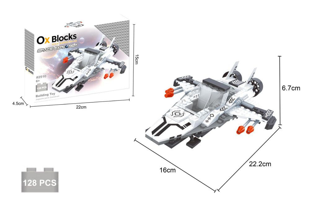 OX TOYS BLOQUE PARA ARMAR 128P OX SPACE EXP juguete img #2