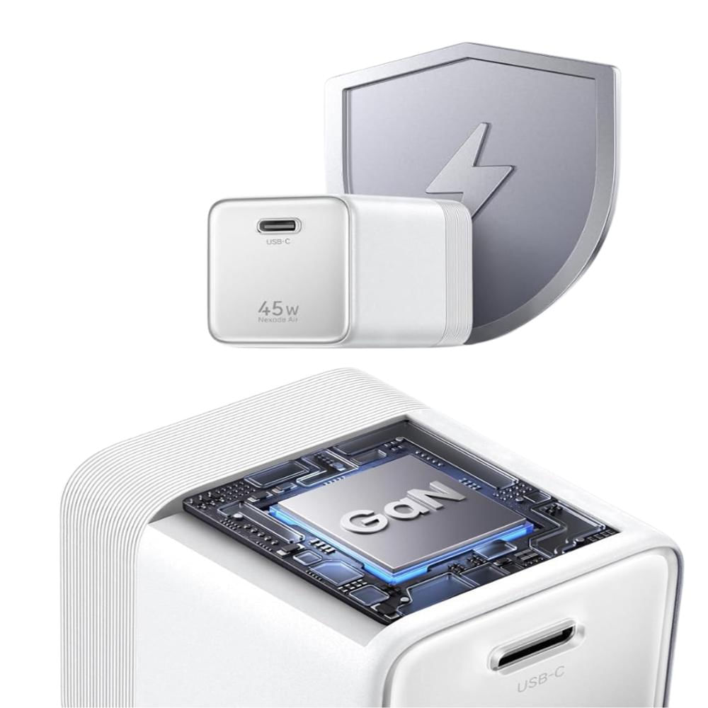 Cargador Ugreen Nexode Air 45W Usb C Blanco img #3