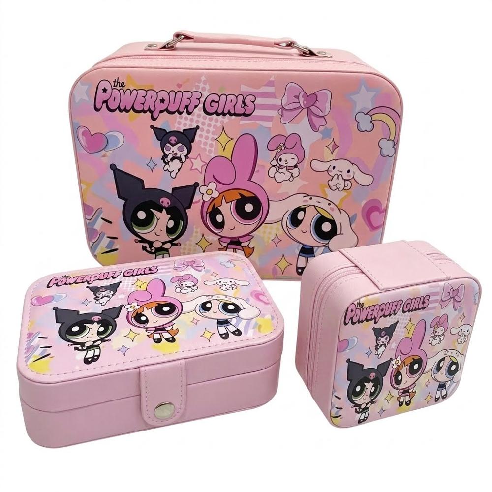 Cosmetiqueras Kit 3 Neseser Joyero Chicas Súper Poderosas img #1
