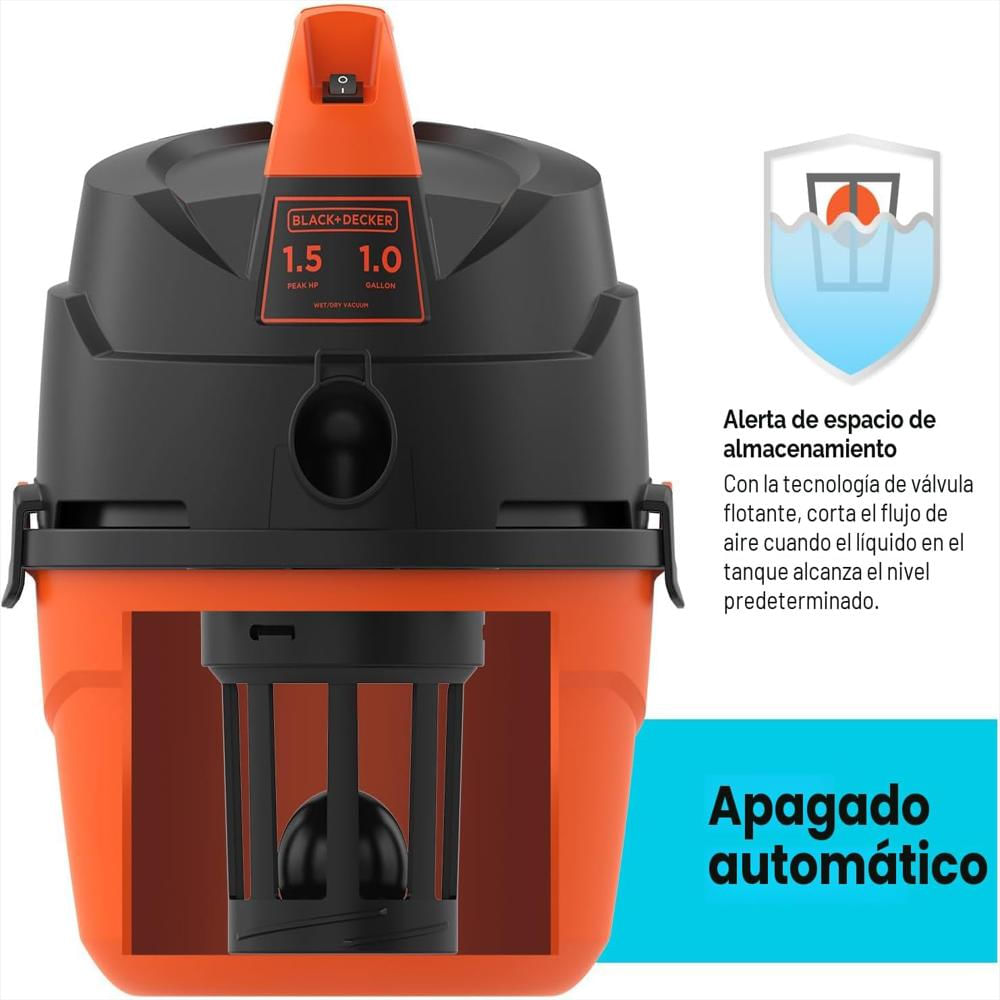 Aspiradora Black+Decker Húmeda Y Seca 4 Litros img #4