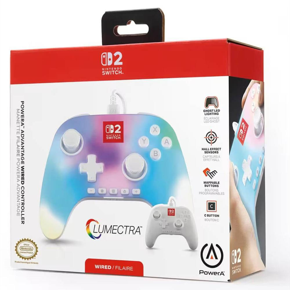 Control Powera Advantage Para Nintendo Switch 2 Lumectra Blanco img #2