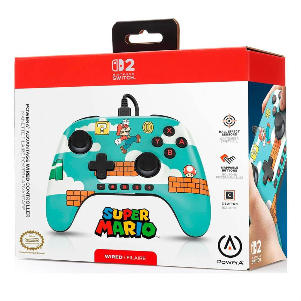 Control Powera Advantage Para Nintendo Switch 2 Mario Time img #2