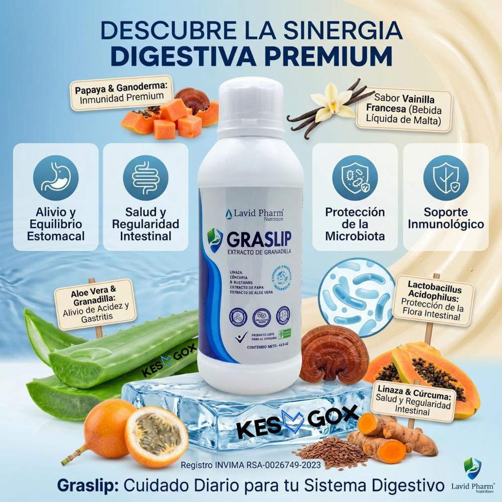 Graslip Bebida Funcional Con Aloe Vera Y Ganoderma 430 Ml Rsa 0027795 2023 img #3