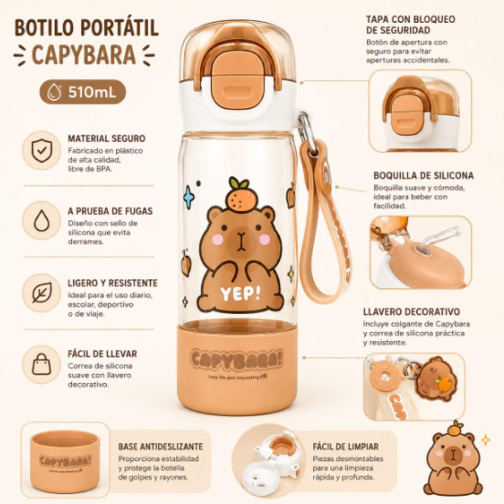 Botilo Capibara + Llavero Tritan img #3