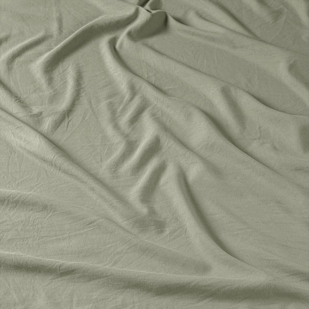 Sábanas Viasoft Washed Matcha, Para Cama Doble img #9