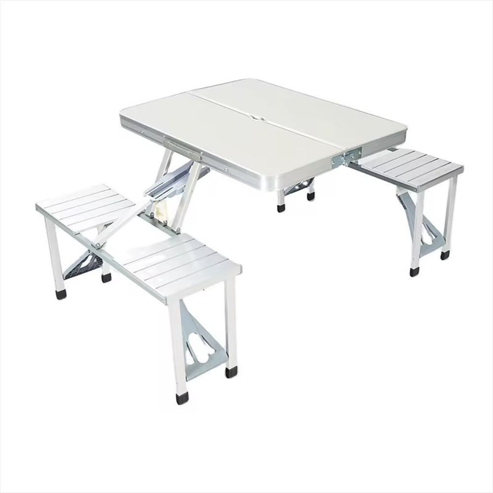 Mesa Plegable Con Bancas Integradas img #1