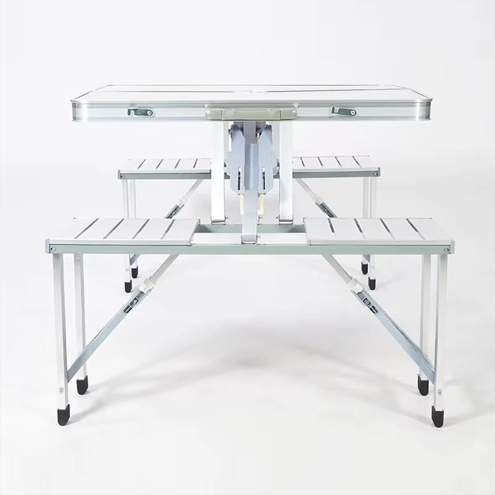 Mesa Plegable Con Bancas Integradas img #2