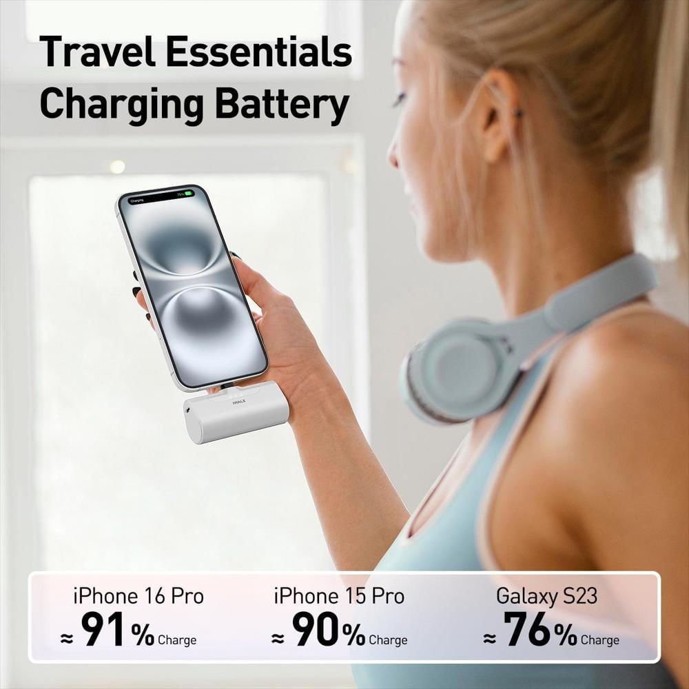 Power Bank Iwalk 4500Mah 20W Usb C Compacto Para Iphone Y Android img #5