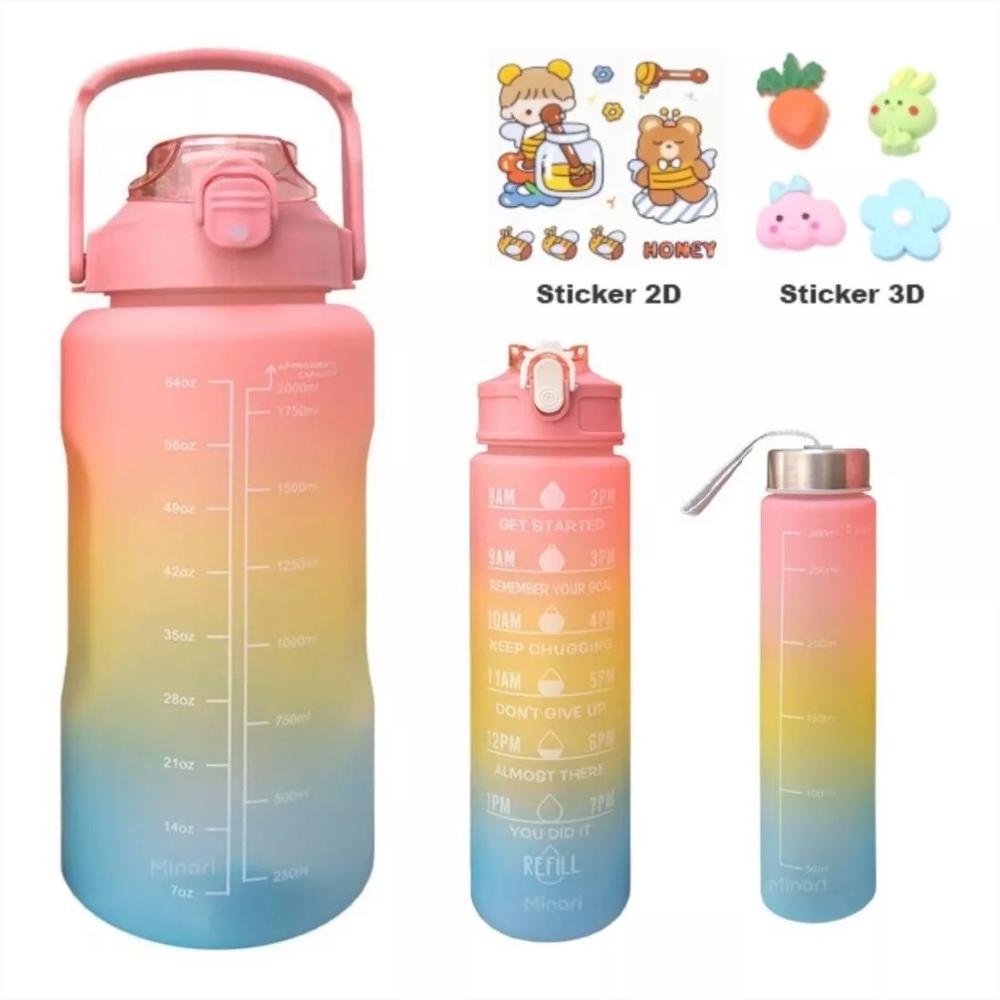 Botella Motivacional 3 En 1 img #1