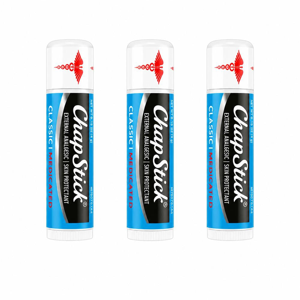 Protector Labial Chapstick Medicado X 3 Unidades img #1