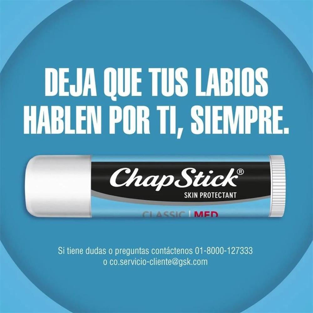 Protector Labial Chapstick Medicado X 3 Unidades img #3