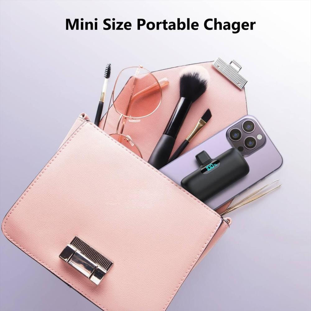Pack De 2 Power Bank Mini 5000Mah Pd Usb C Para Iphone Y Android img #5