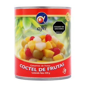 Coctel ALFA de frutas en almíbar (500 gr)