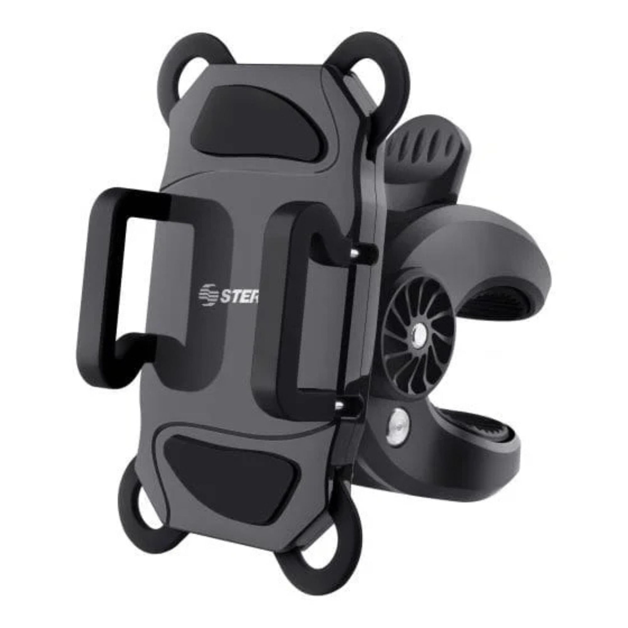 Soporte Steren De Bicicleta Para Celular Negro Pod-298