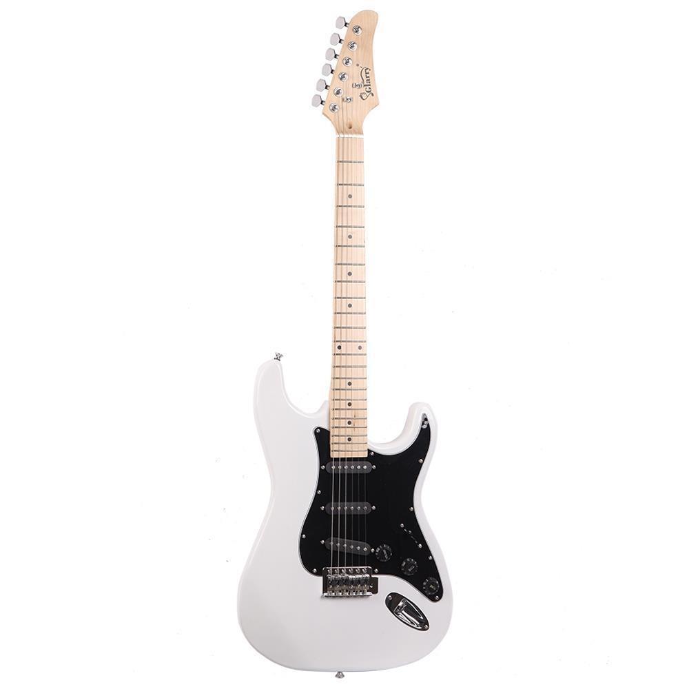 Kit De Guitarra Eléctrica Glarry St Burning Fire Con Funda img #2