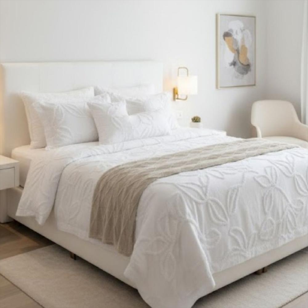 Duvet Harmony Leaf Blanco Semidoble img #2