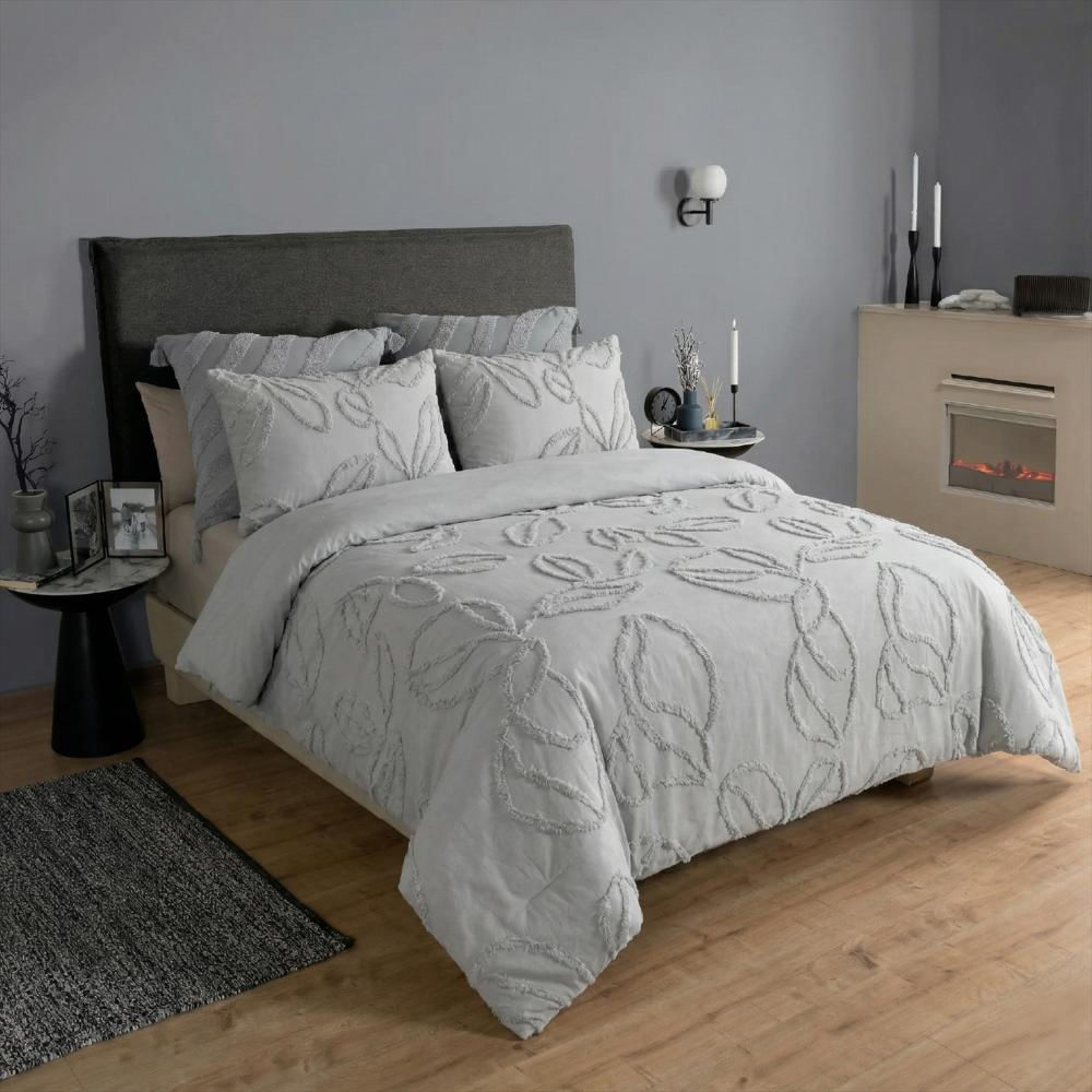 Funda Duvet Harmony Leaf Gris Doble img #3