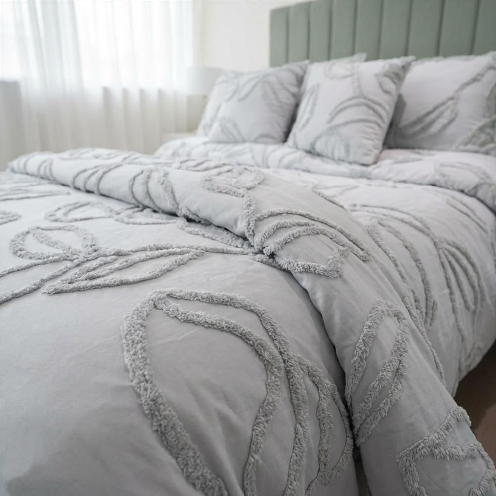 Duvet Harmony Leaf Gris Semidoble img #3