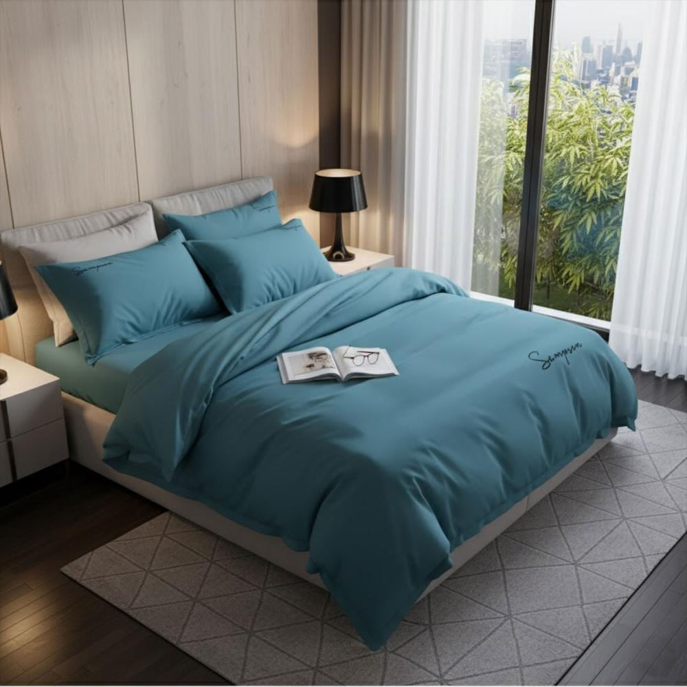 Duvet Sampson Bordado Celeste Semidoble img #1