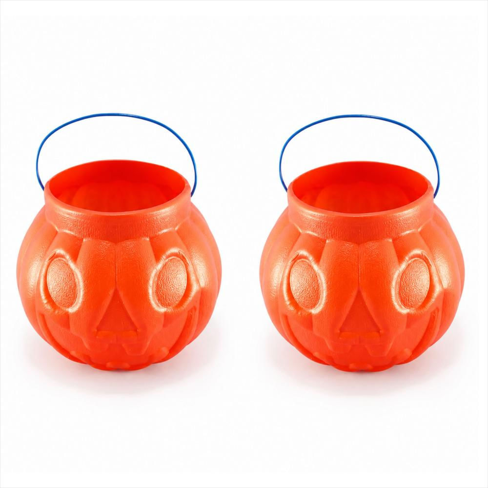Set De 2 Calabazas Para Dulces De Halloween img #1
