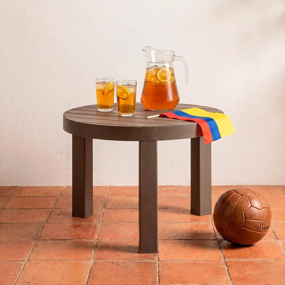 Mesa De Centro Redonda Barú Rimax Ref.12956 Mocca img #2