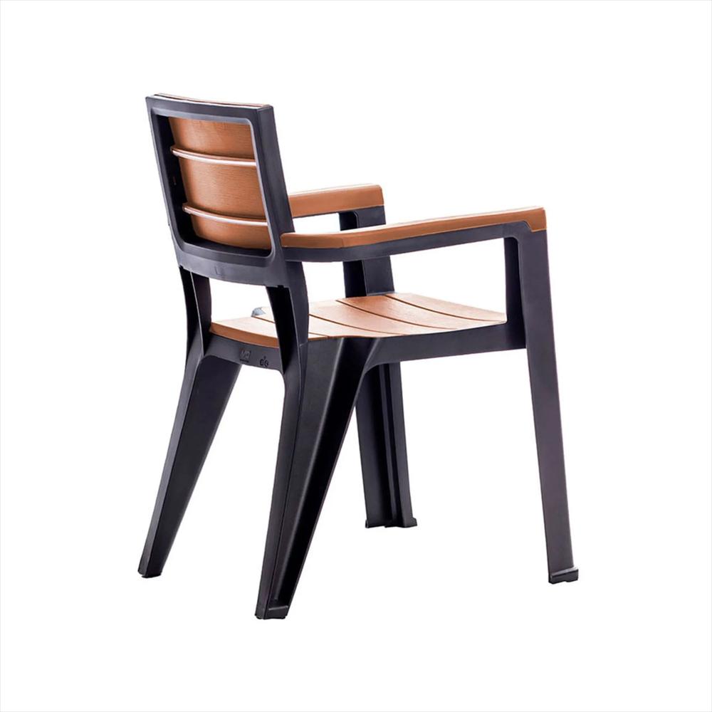 Silla Madeira Para Exterior E Interior Mq 463Tabaco Tabaco img #3
