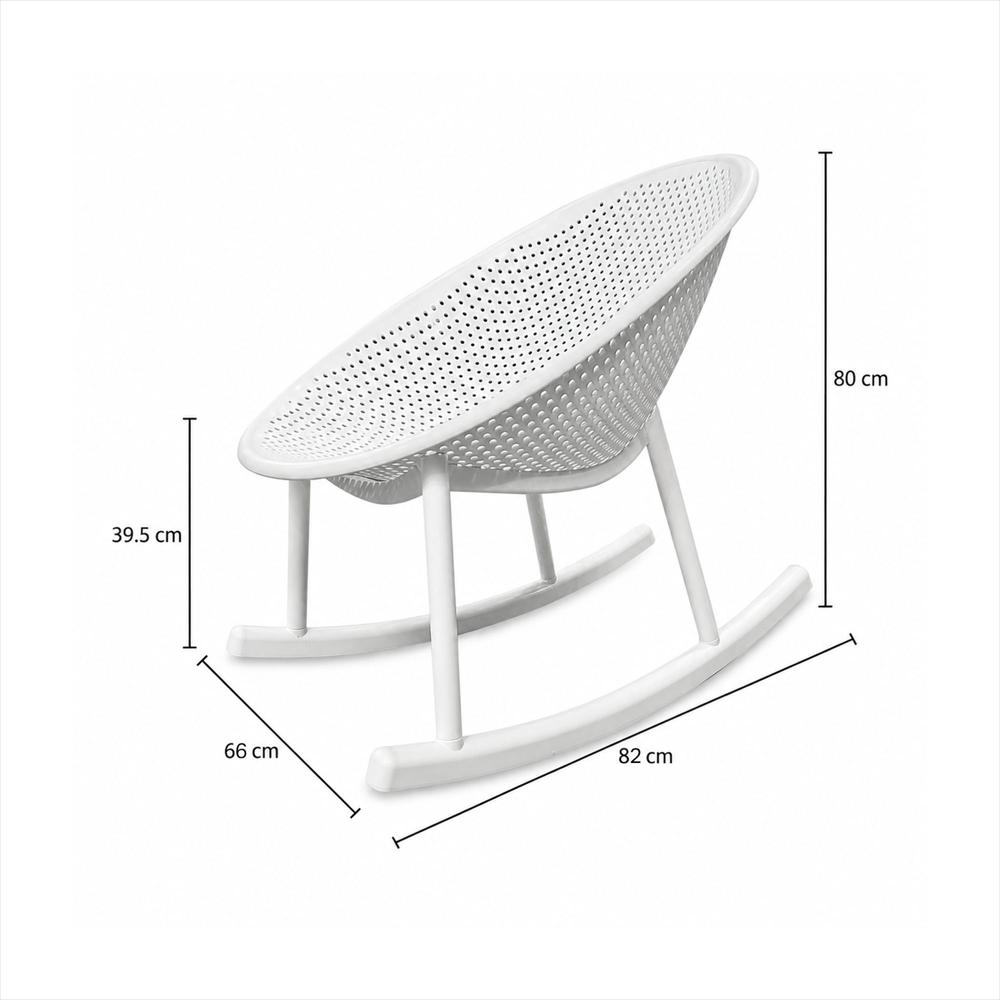 Silla Mecedora Bávaro Maruplas Ref.Ho0112556 Blanco img #4