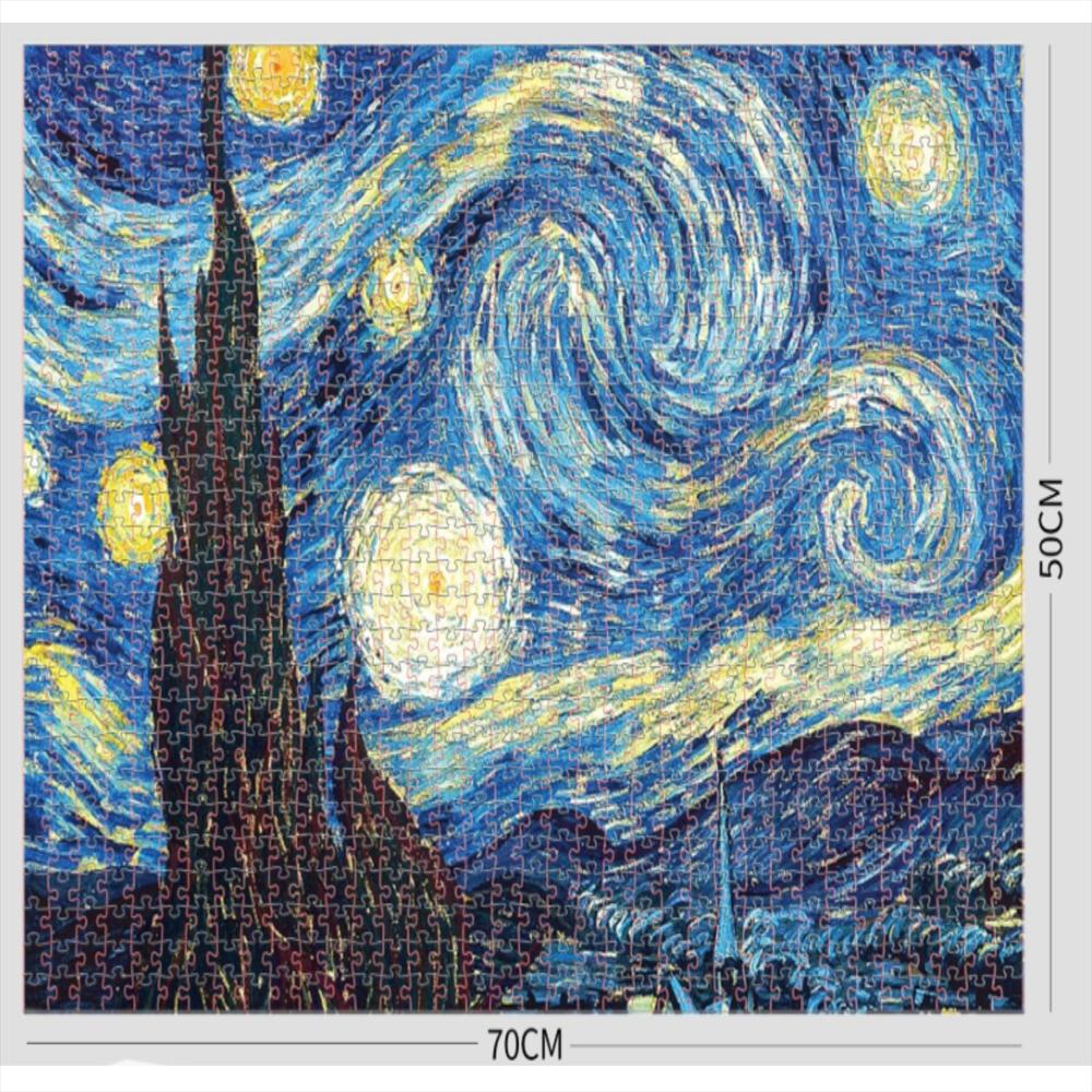Rompecabezas 1000 Piezas Noche Estrellada Van Gogh img #3
