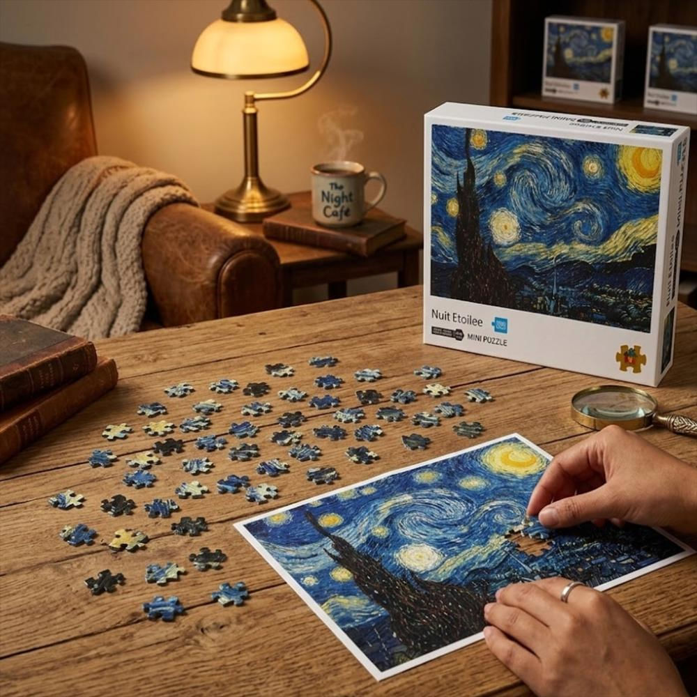 Rompecabezas 1000 Piezas Noche Estrellada Van Gogh img #5
