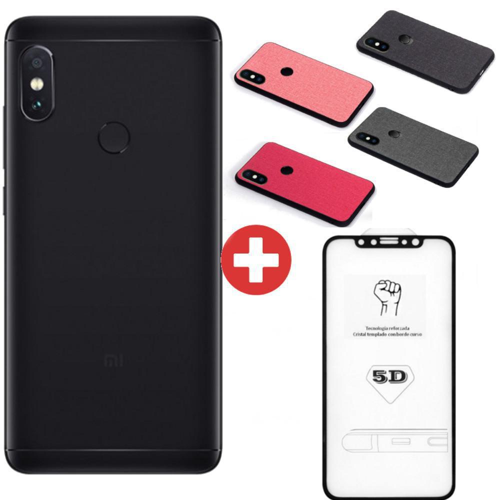 Celular Xiaomi Note 5 Negro 64Gb + Forro Tela + Vidrio 5D img #1