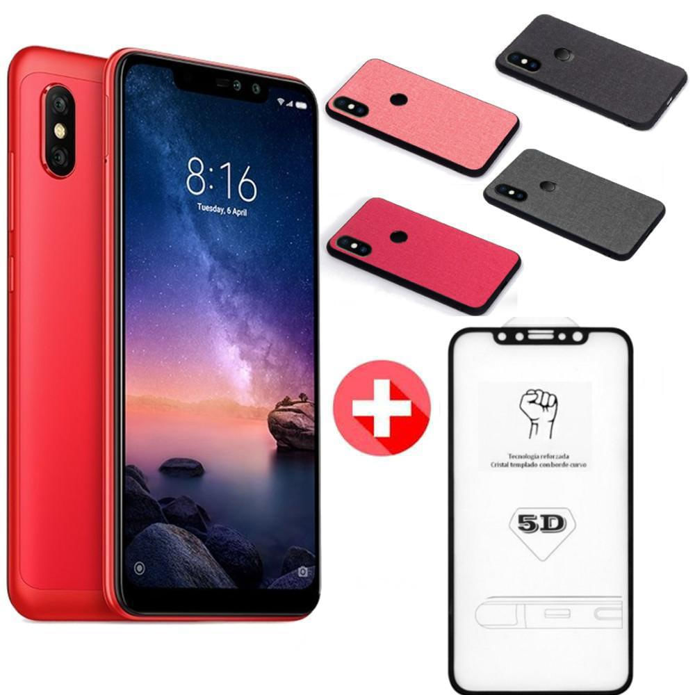 Celular Xiaomi Note 6 Pro Rojo 32Gb + Forro Tela + Vidrio 5D img #1
