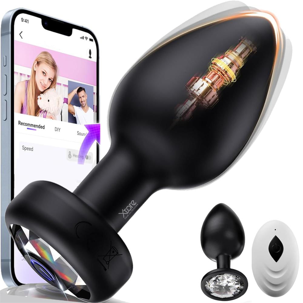 Plug Anal Vibrador Próstata Inalámbrico Interactivo App Celular img #1