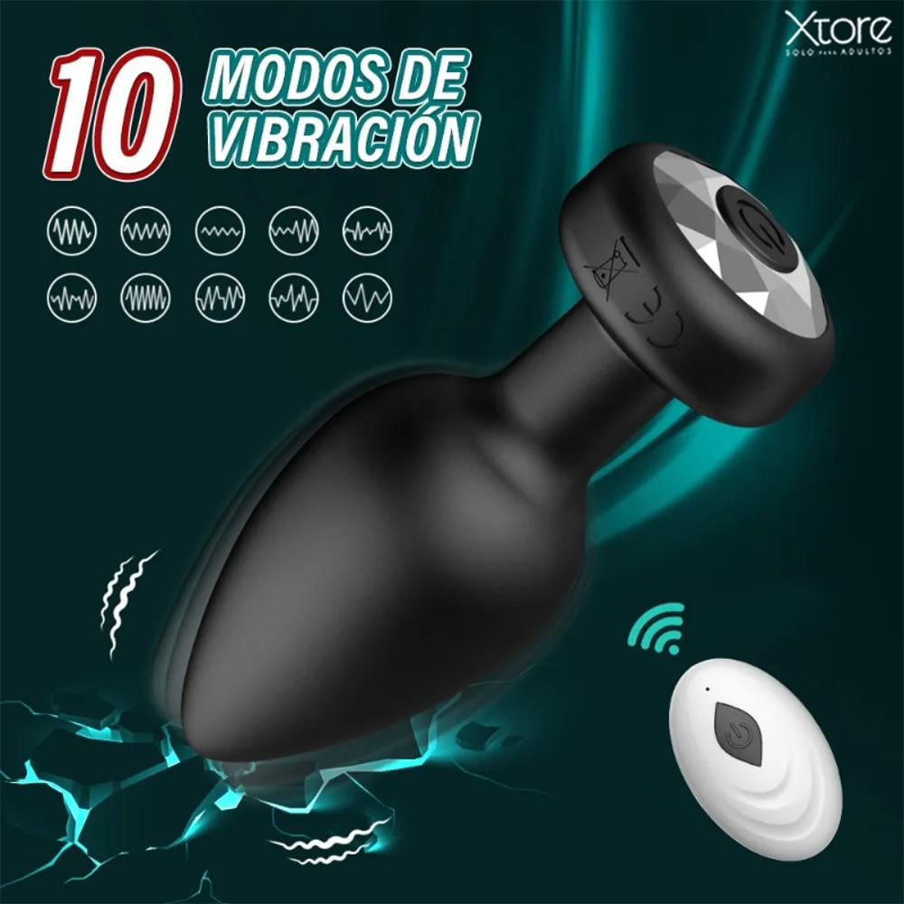Plug Anal Vibrador Próstata Inalámbrico Interactivo App Celular img #2