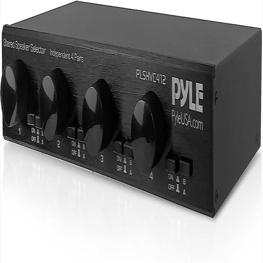 Selector De Parlantes Pyle 4 Canales Con Control De Volumen img #1