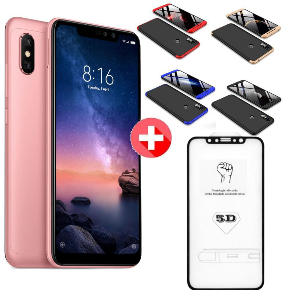 Celular Xiaomi Note 6 Pro Rosa 64Gb + Forro 360 + Vidrio 5D img #1