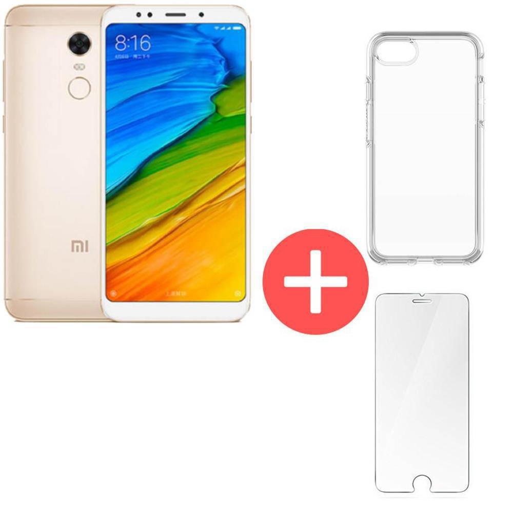 Celular Xiaomi Redmi 5 Plus 32 Gb Dorado + Vidrio + Estuche img #1