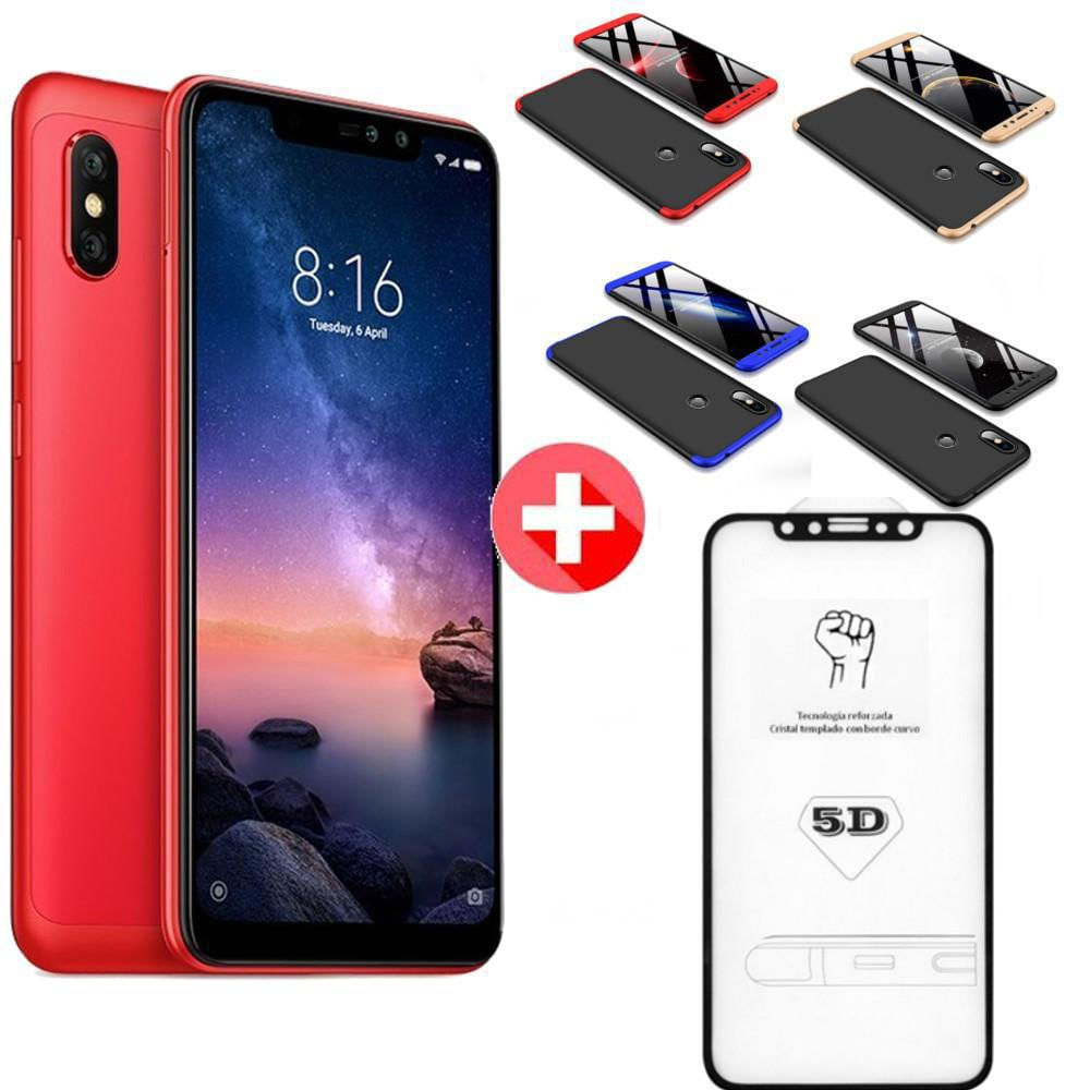 Celular Xiaomi Note 6 Pro Rojo 64Gb + Forro 360 + Vidrio 5D img #1