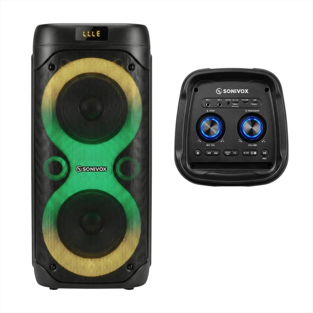 Cabina Bluetooth Recargable Con Luces Para Karaoke img #2