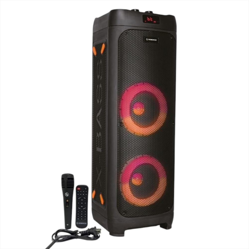 Torre De Sonido Bluetooth Portatil Con Control Y Microfono img #3