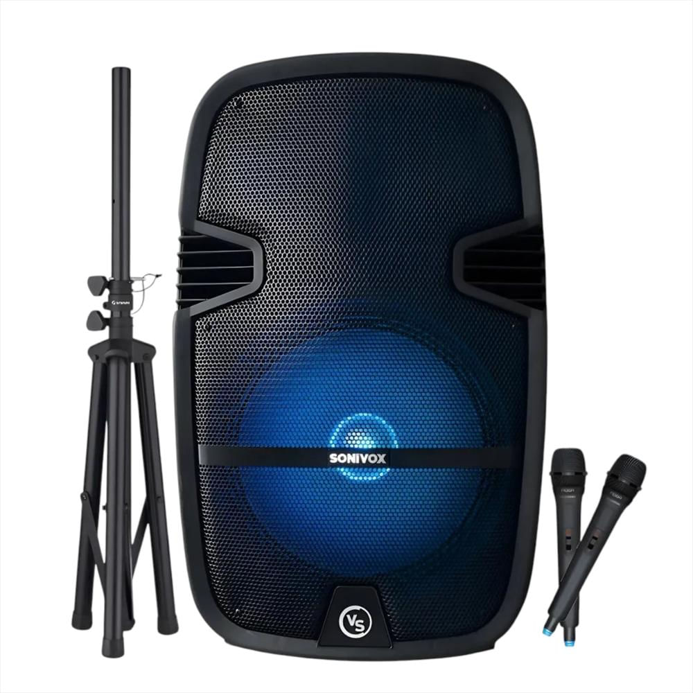 Cabina Bluetooth Con Luces Y Microfono Karaoke img #1