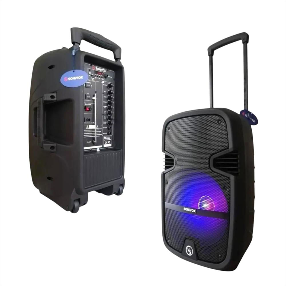 Cabina Bluetooth Con Luces Y Microfono Karaoke img #3